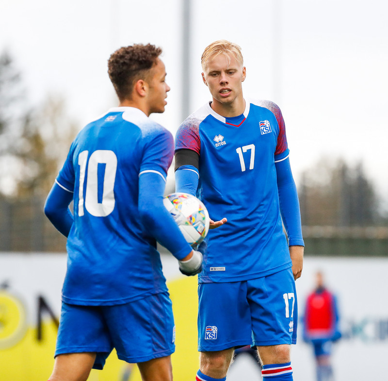 Myndaveisla frá sigri U21 á Lúxemborg í Víkinni