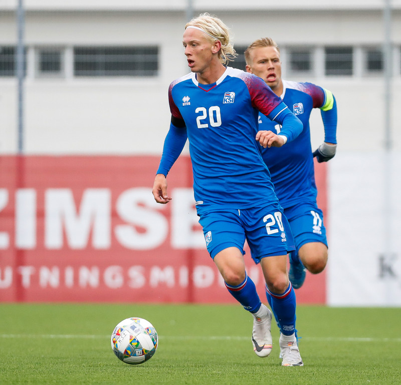 Myndaveisla frá sigri U21 á Lúxemborg í Víkinni