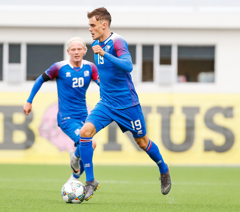 Myndaveisla frá sigri U21 á Lúxemborg í Víkinni