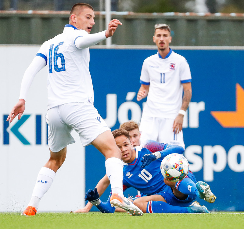 Myndaveisla frá sigri U21 á Lúxemborg í Víkinni