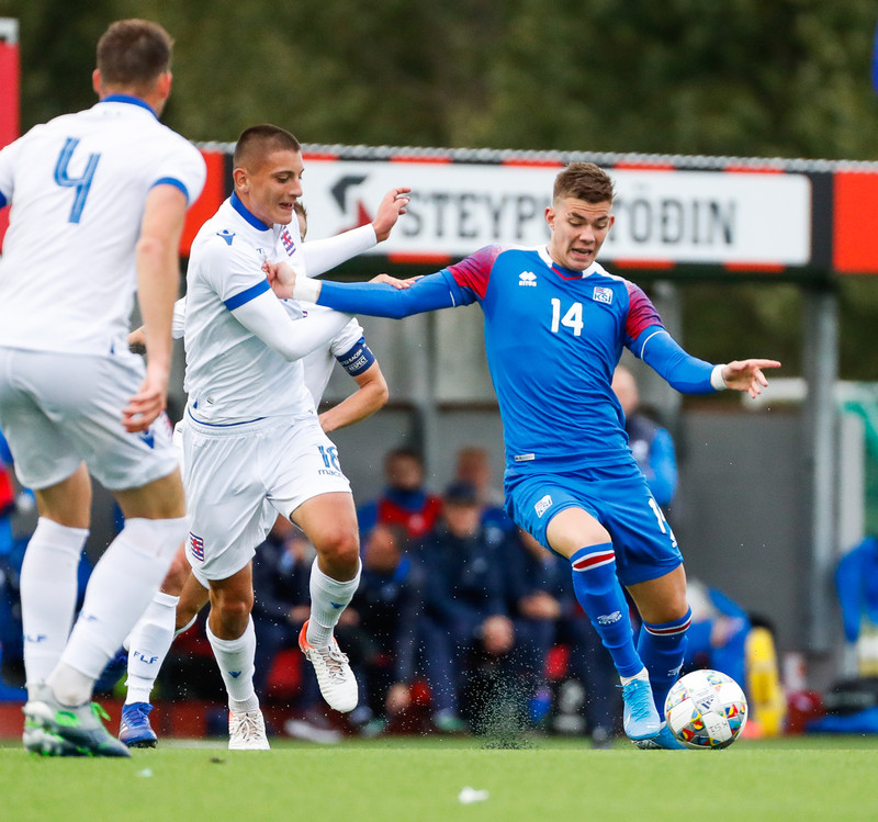 Myndaveisla frá sigri U21 á Lúxemborg í Víkinni