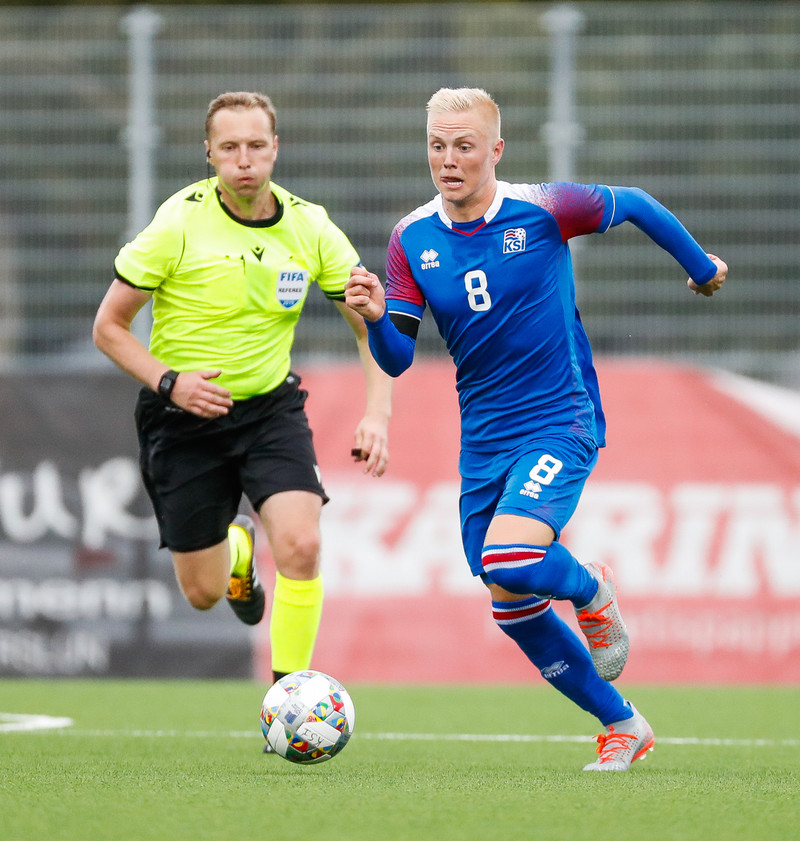 Myndaveisla frá sigri U21 á Lúxemborg í Víkinni