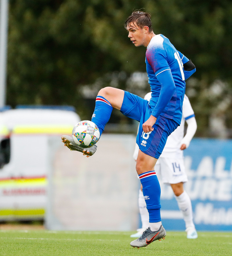 Myndaveisla frá sigri U21 á Lúxemborg í Víkinni
