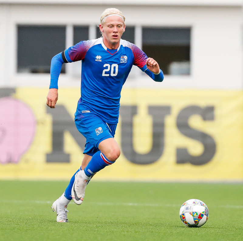 Myndaveisla frá sigri U21 á Lúxemborg í Víkinni