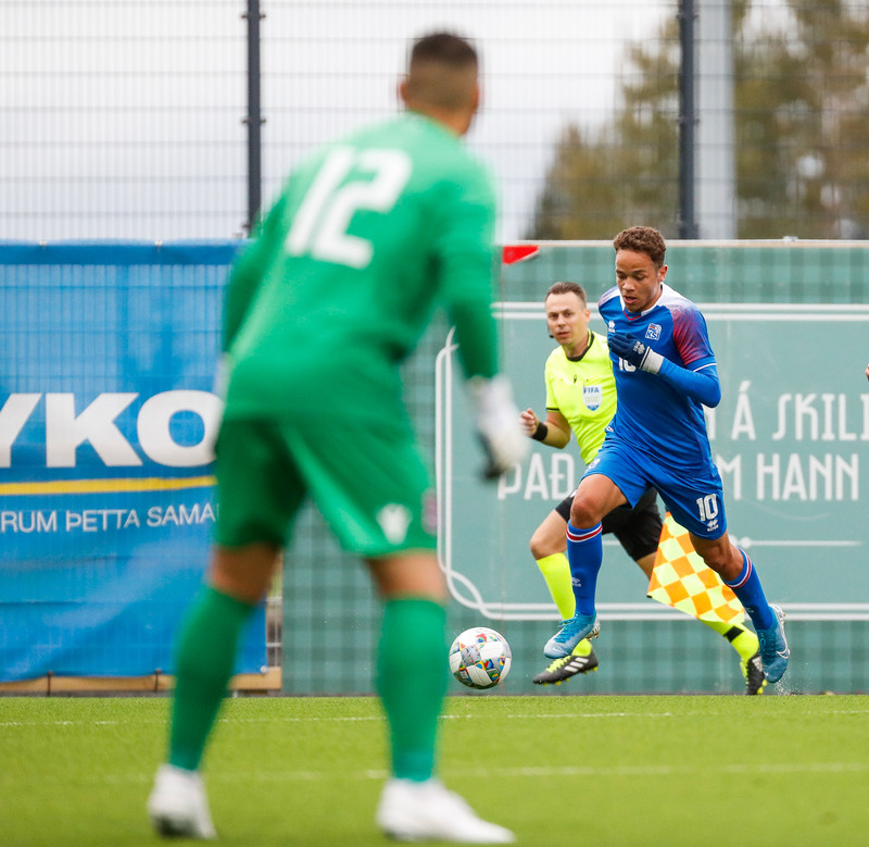 Myndaveisla frá sigri U21 á Lúxemborg í Víkinni