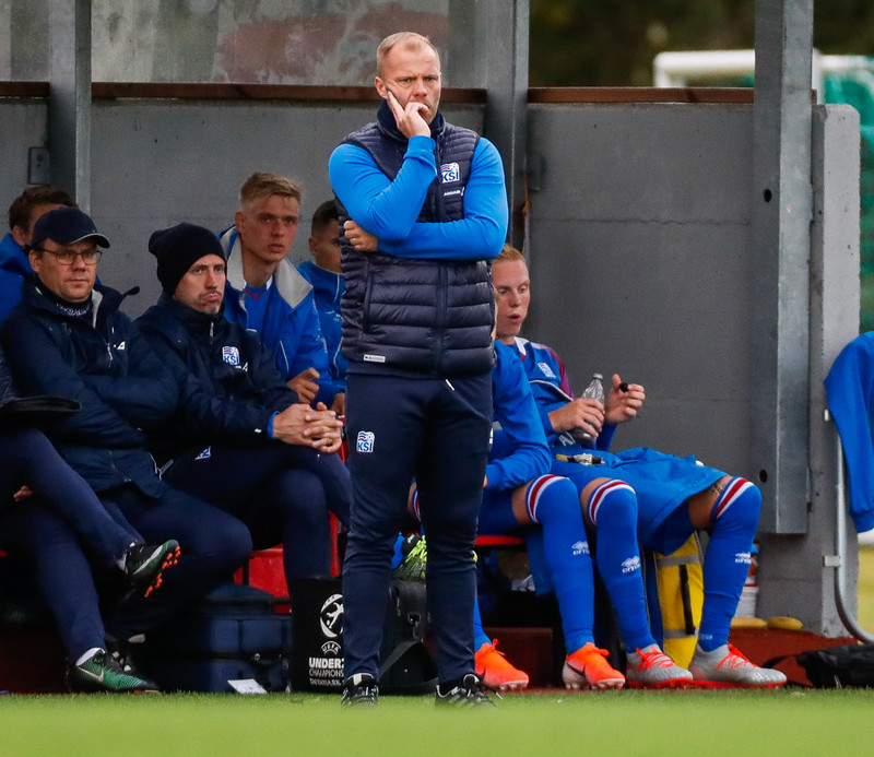 Myndaveisla frá sigri U21 á Lúxemborg í Víkinni