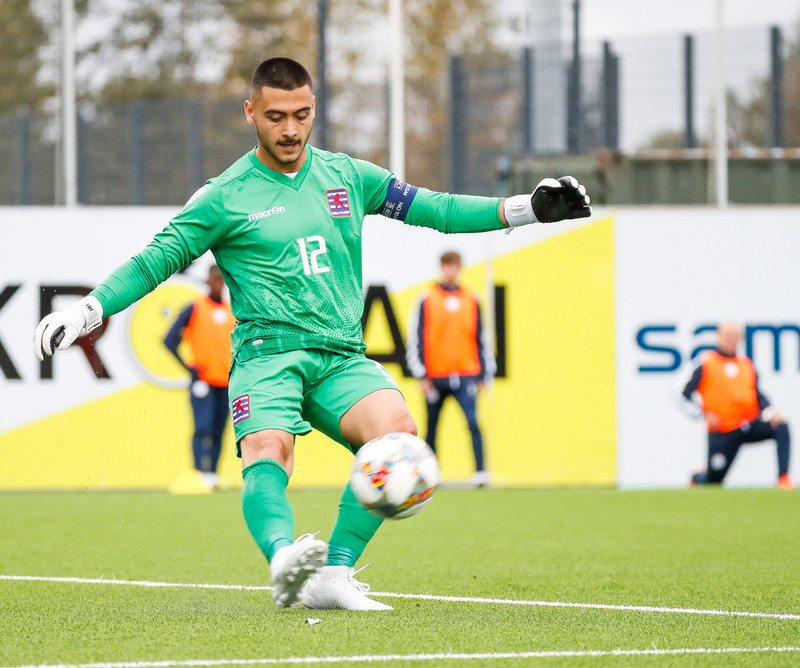 Myndaveisla frá sigri U21 á Lúxemborg í Víkinni