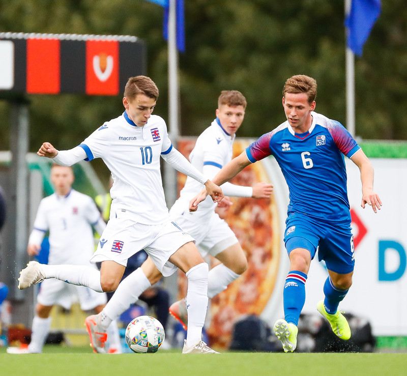 Myndaveisla frá sigri U21 á Lúxemborg í Víkinni