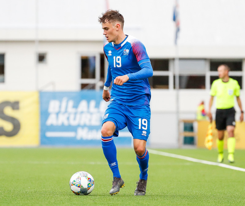 Myndaveisla frá sigri U21 á Lúxemborg í Víkinni