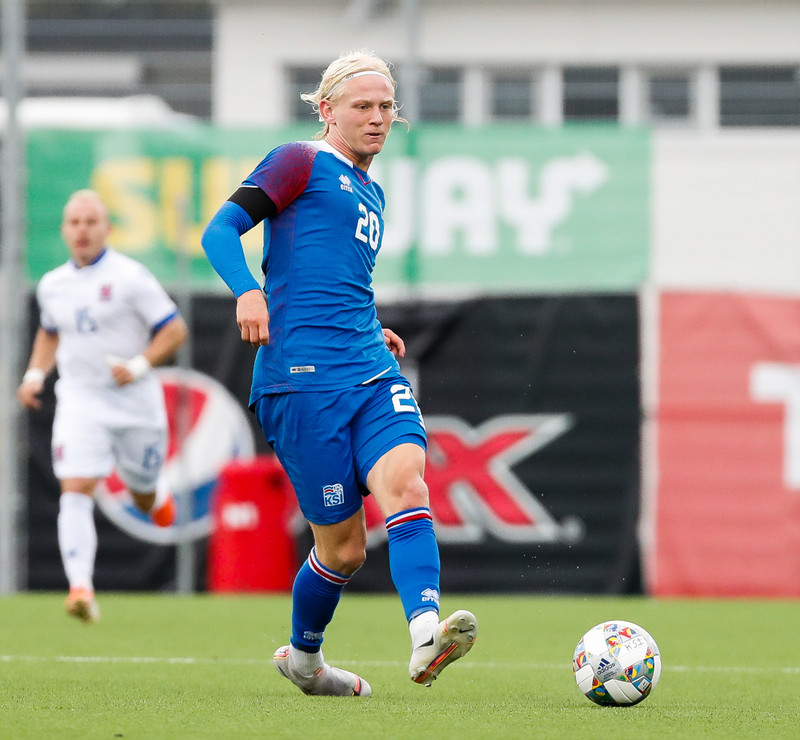 Myndaveisla frá sigri U21 á Lúxemborg í Víkinni