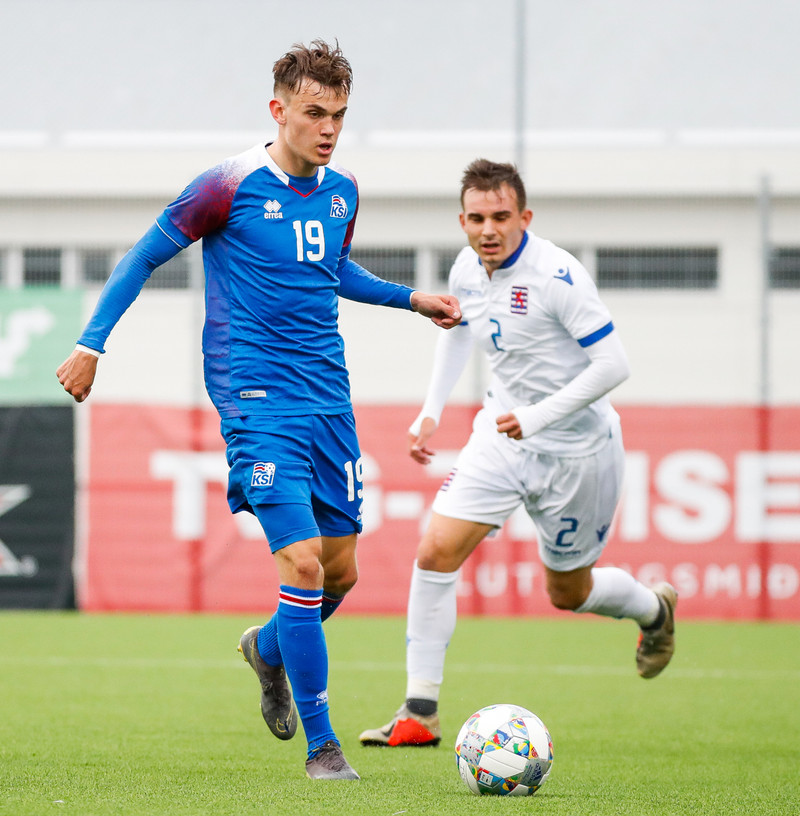 Myndaveisla frá sigri U21 á Lúxemborg í Víkinni