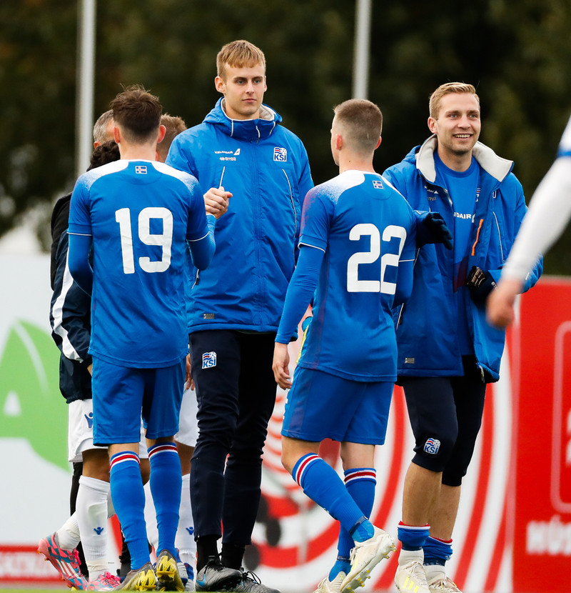 Myndaveisla frá sigri U21 á Lúxemborg í Víkinni