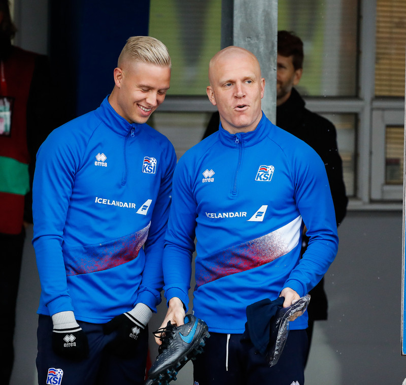 Myndaveisla frá sigri Íslands á Moldóvu í dag
