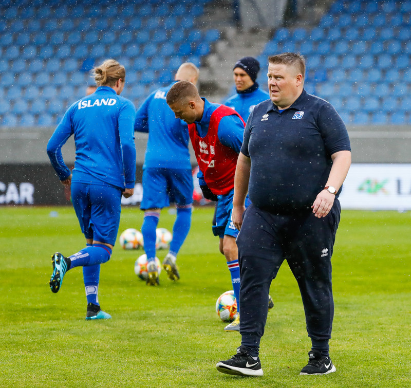 Myndaveisla frá sigri Íslands á Moldóvu í dag