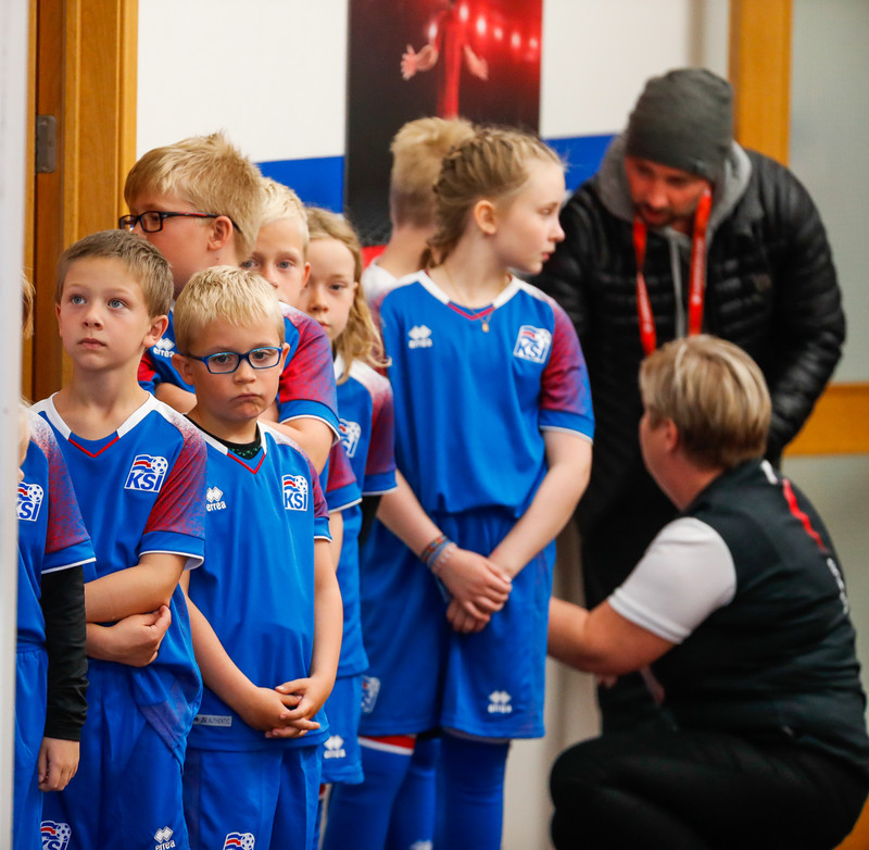 Myndaveisla frá sigri Íslands á Moldóvu í dag