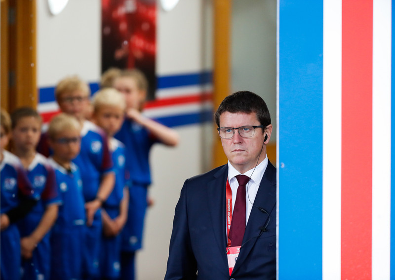 Myndaveisla frá sigri Íslands á Moldóvu í dag