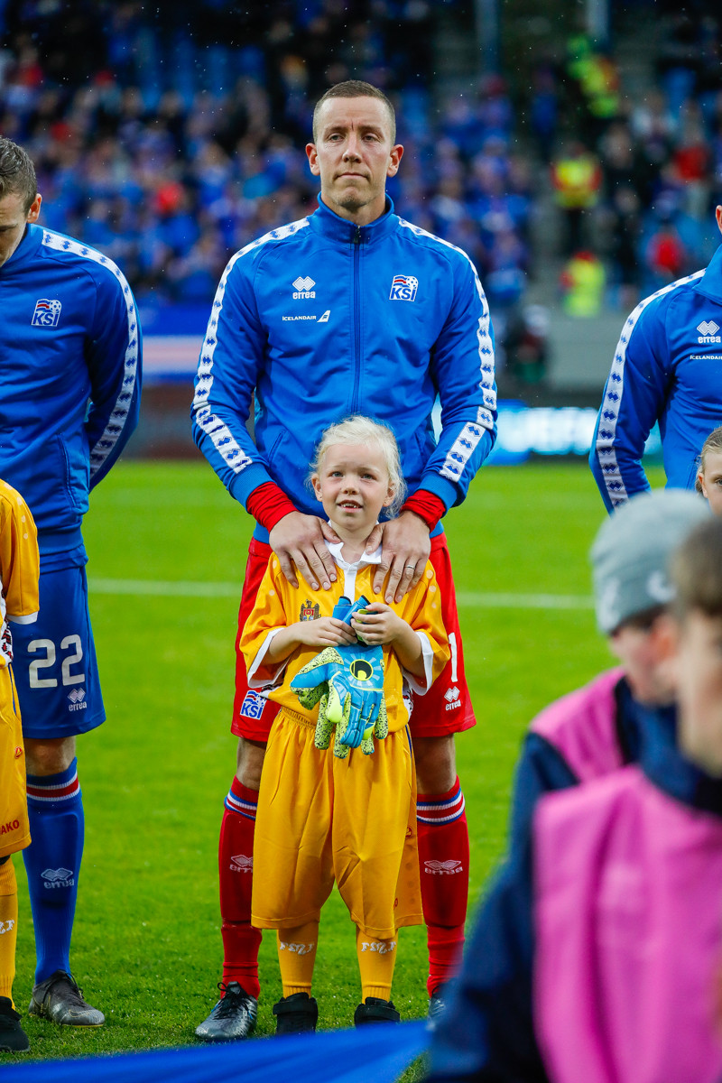 Myndaveisla frá sigri Íslands á Moldóvu í dag