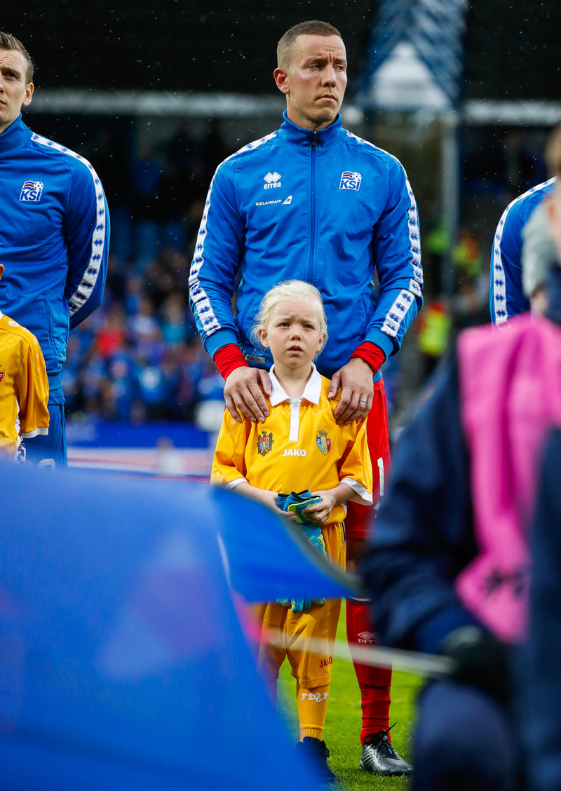 Myndaveisla frá sigri Íslands á Moldóvu í dag