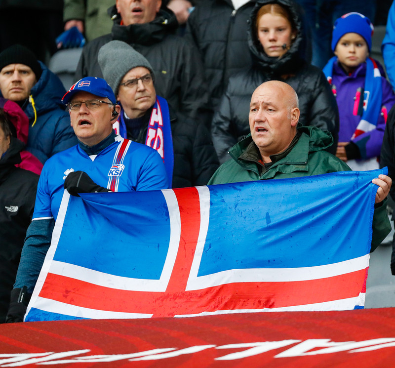 Myndaveisla frá sigri Íslands á Moldóvu í dag