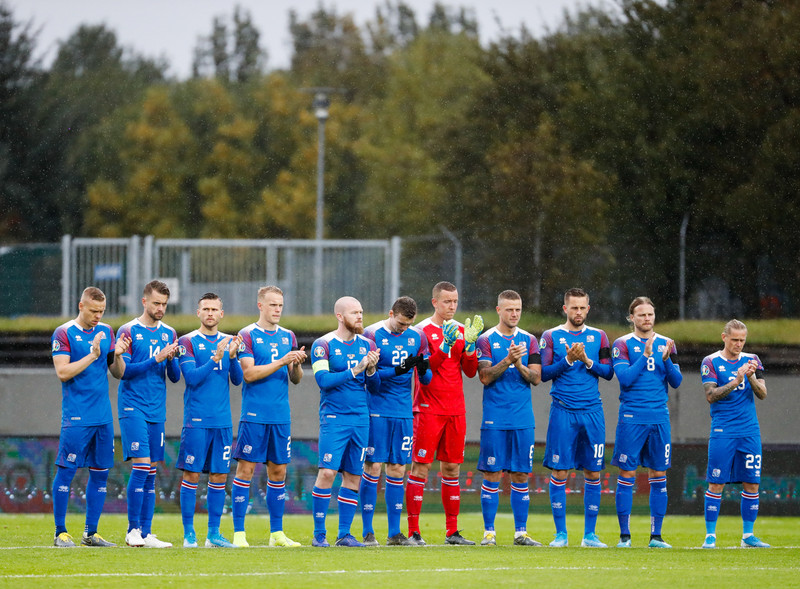 Myndaveisla frá sigri Íslands á Moldóvu í dag