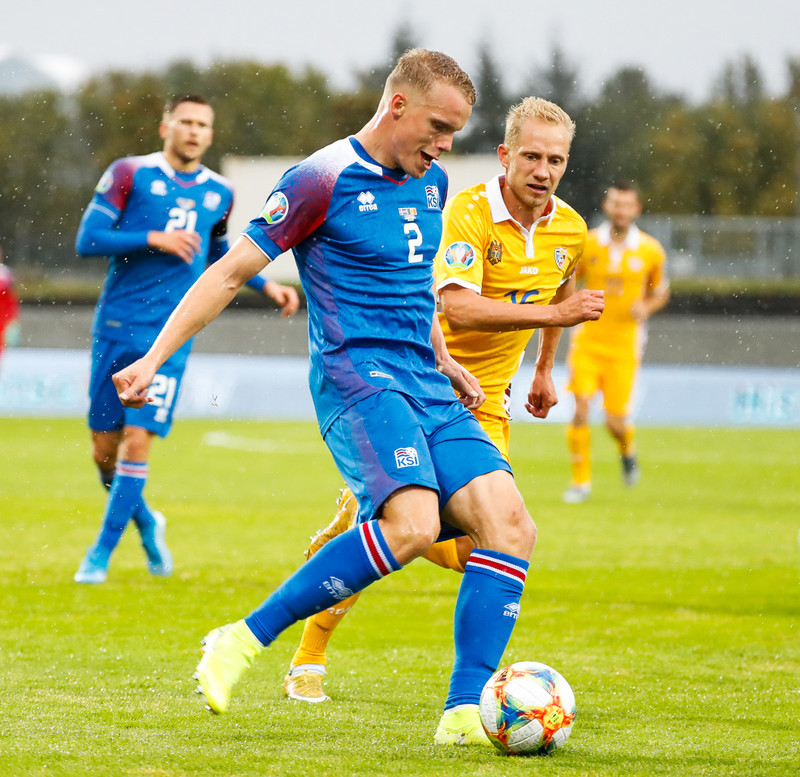 Myndaveisla frá sigri Íslands á Moldóvu í dag
