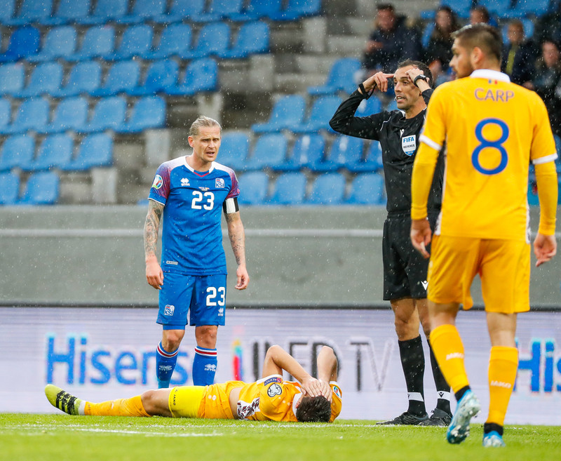 Myndaveisla frá sigri Íslands á Moldóvu í dag