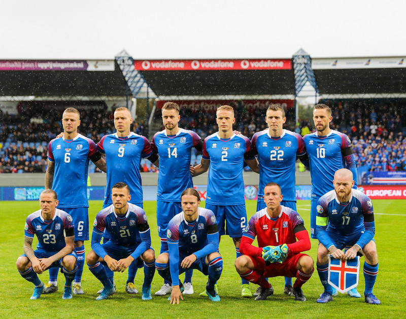 Myndaveisla frá sigri Íslands á Moldóvu í dag