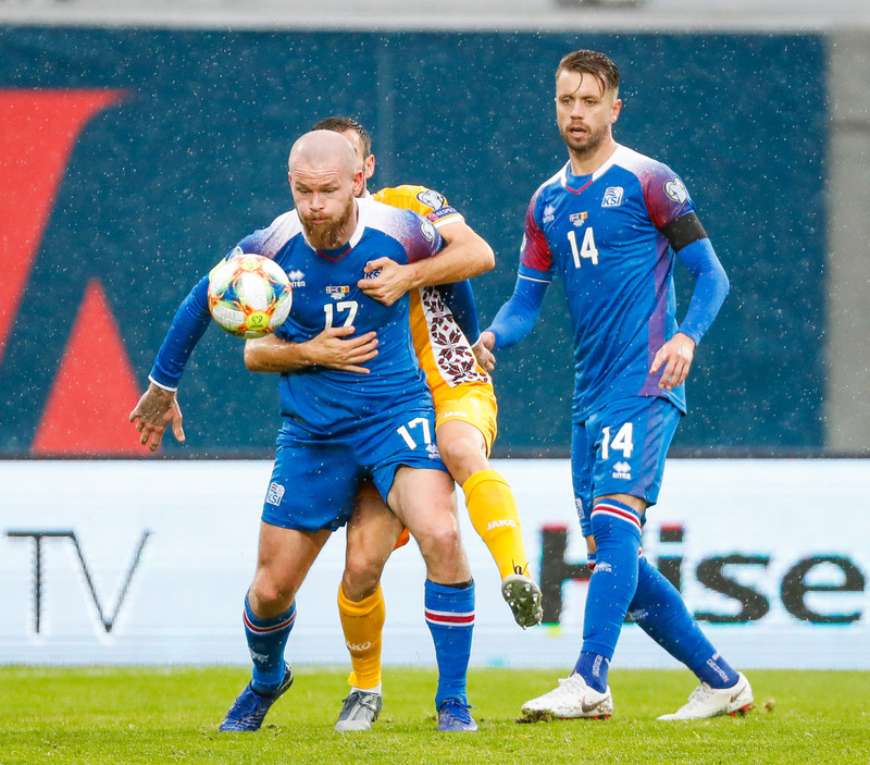Myndaveisla frá sigri Íslands á Moldóvu í dag