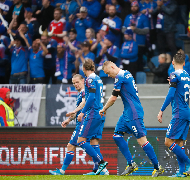 Myndaveisla frá sigri Íslands á Moldóvu í dag