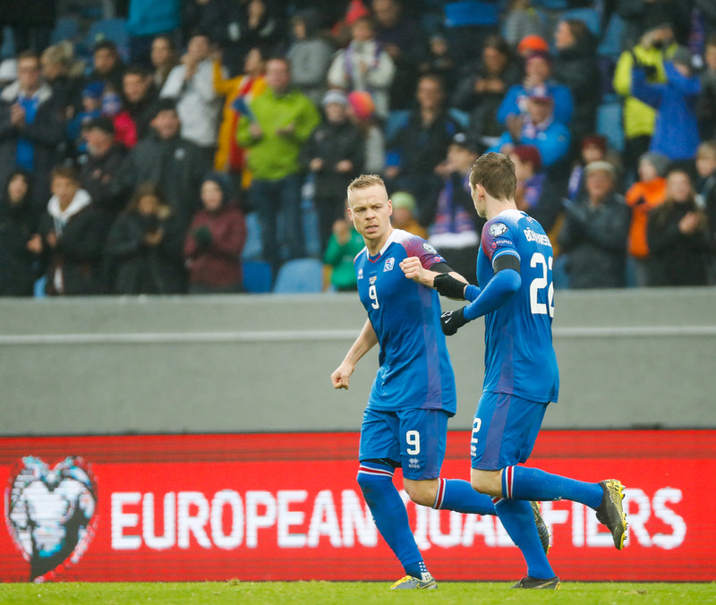 Myndaveisla frá sigri Íslands á Moldóvu í dag
