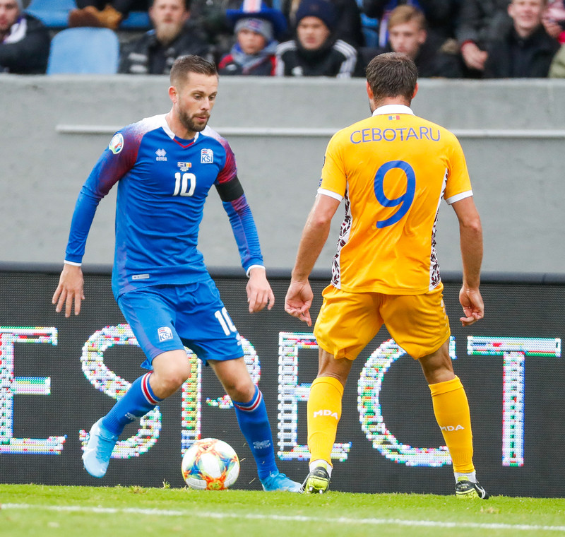 Myndaveisla frá sigri Íslands á Moldóvu í dag