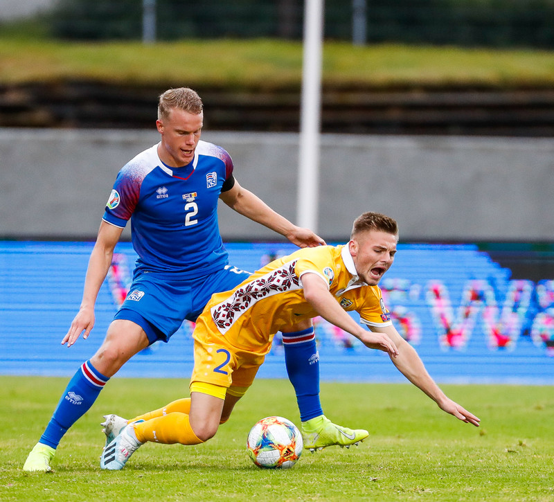 Myndaveisla frá sigri Íslands á Moldóvu í dag