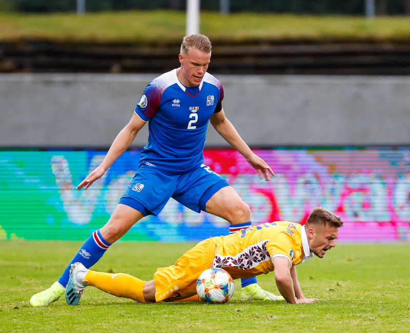 Myndaveisla frá sigri Íslands á Moldóvu í dag