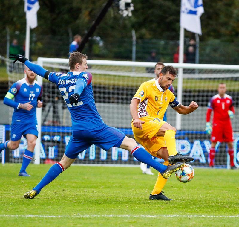 Myndaveisla frá sigri Íslands á Moldóvu í dag