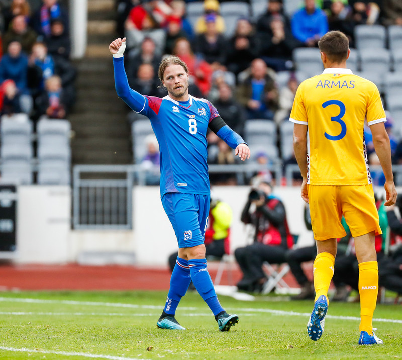 Myndaveisla frá sigri Íslands á Moldóvu í dag
