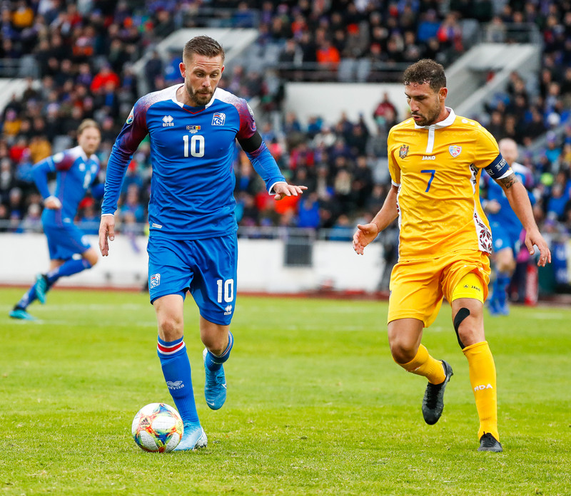 Myndaveisla frá sigri Íslands á Moldóvu í dag