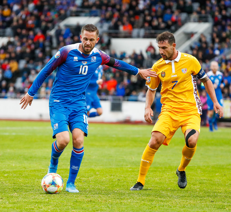 Myndaveisla frá sigri Íslands á Moldóvu í dag