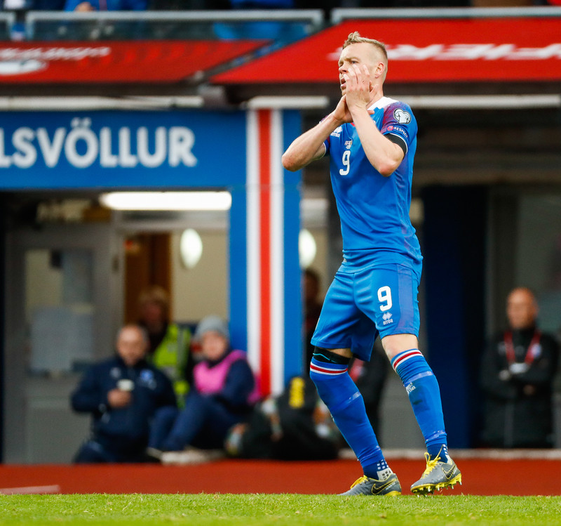 Myndaveisla frá sigri Íslands á Moldóvu í dag