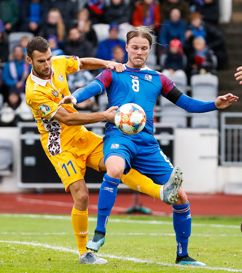 Myndaveisla frá sigri Íslands á Moldóvu í dag