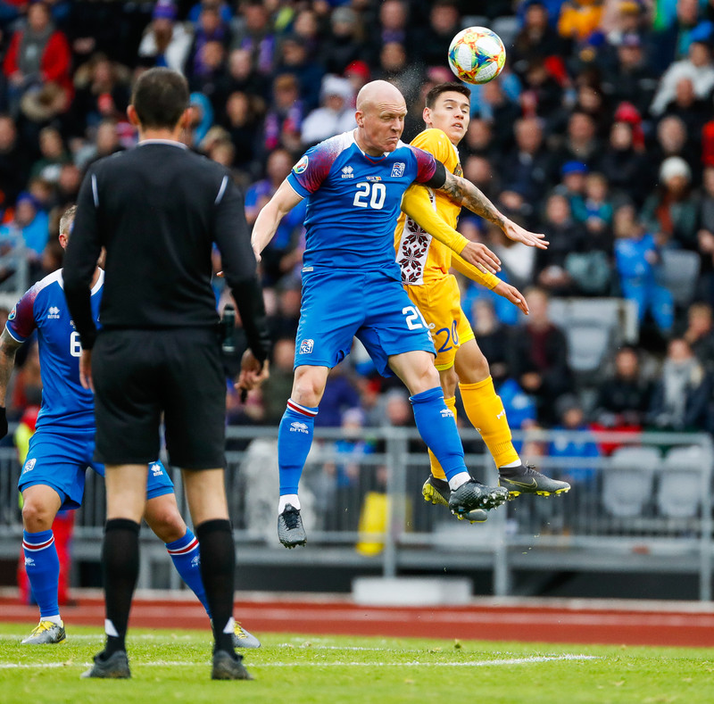 Myndaveisla frá sigri Íslands á Moldóvu í dag
