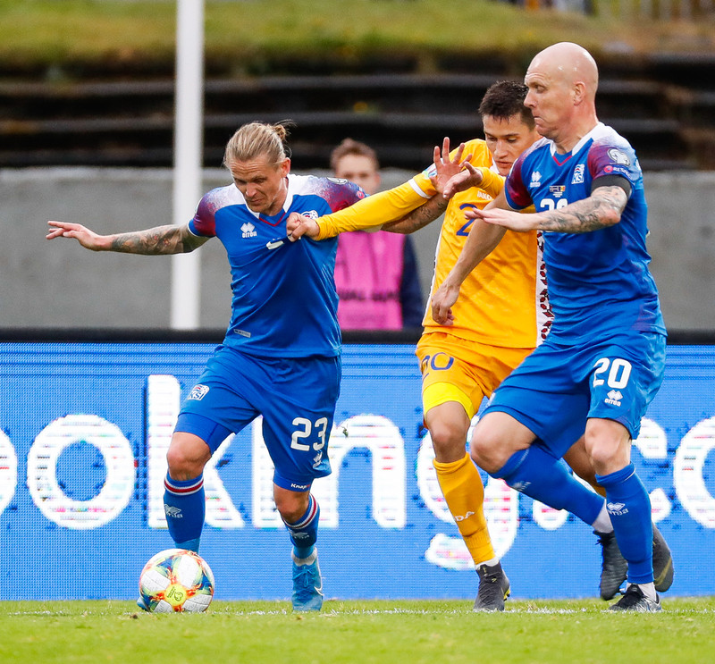 Myndaveisla frá sigri Íslands á Moldóvu í dag