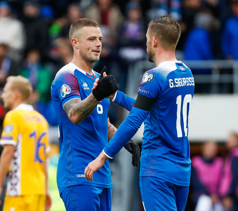 Myndaveisla frá sigri Íslands á Moldóvu í dag