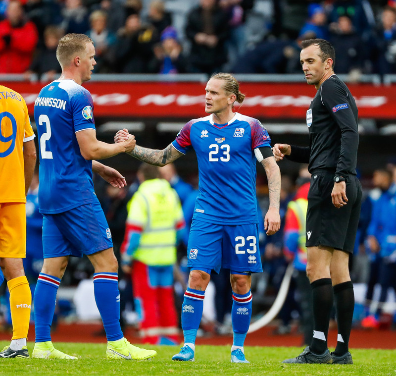 Myndaveisla frá sigri Íslands á Moldóvu í dag