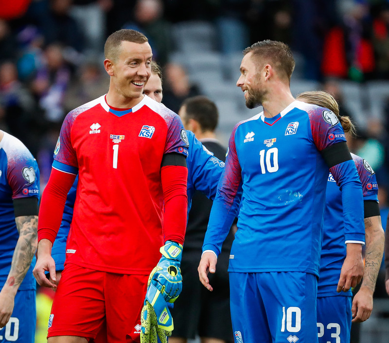 Myndaveisla frá sigri Íslands á Moldóvu í dag