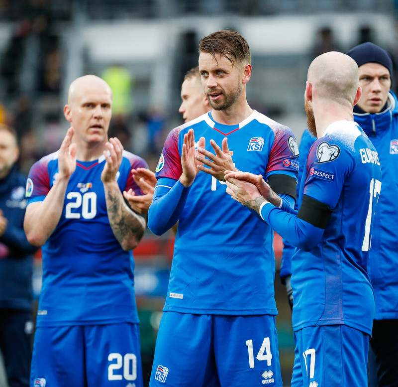 Myndaveisla frá sigri Íslands á Moldóvu í dag