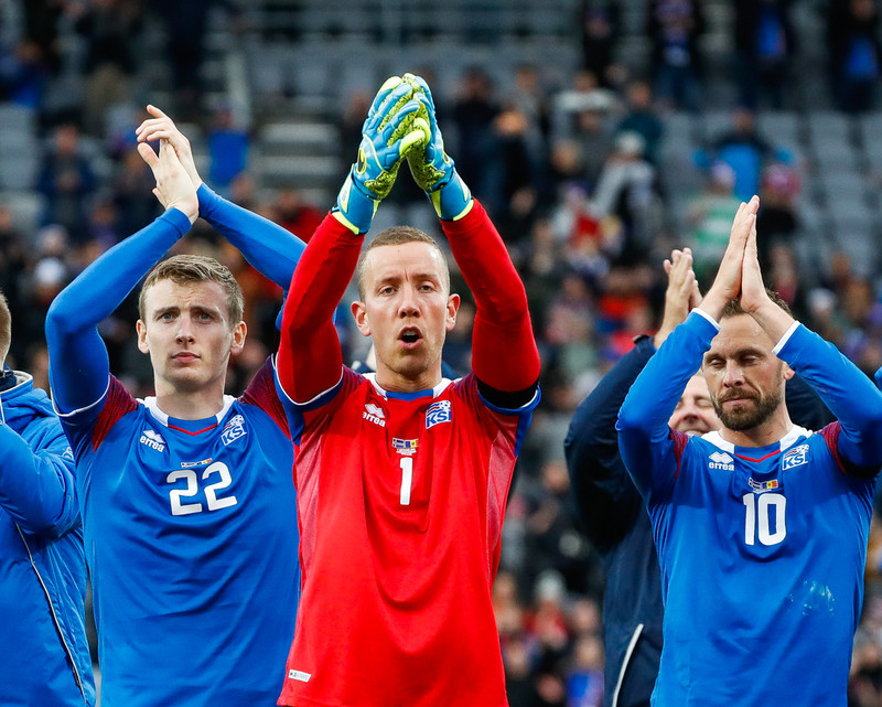 Myndaveisla frá sigri Íslands á Moldóvu í dag