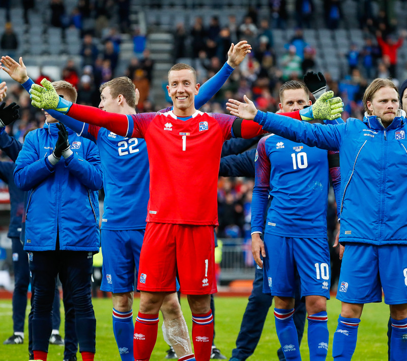 Myndaveisla frá sigri Íslands á Moldóvu í dag