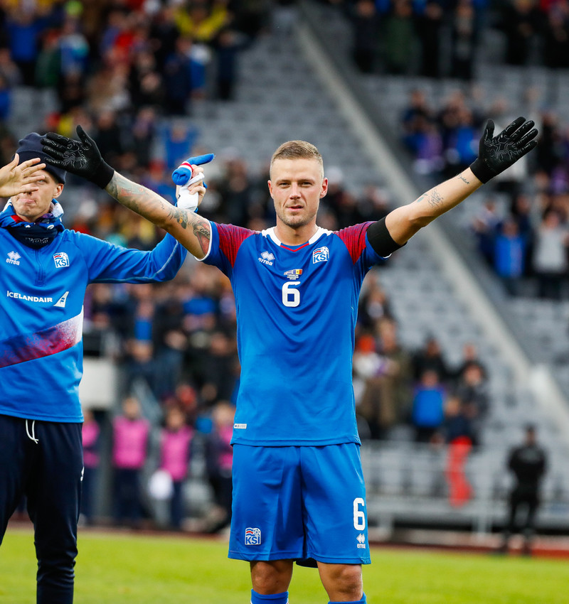 Myndaveisla frá sigri Íslands á Moldóvu í dag