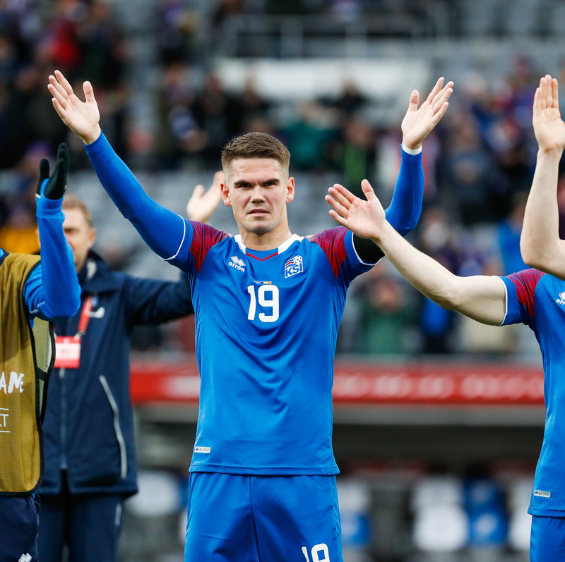 Myndaveisla frá sigri Íslands á Moldóvu í dag
