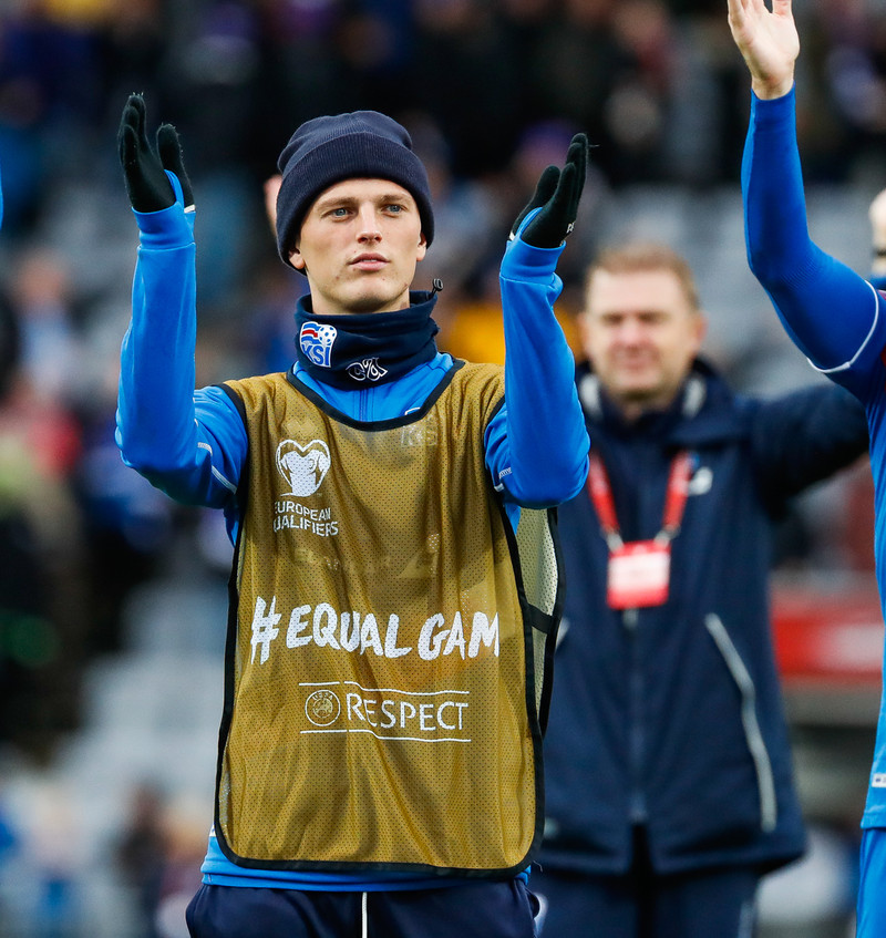 Myndaveisla frá sigri Íslands á Moldóvu í dag